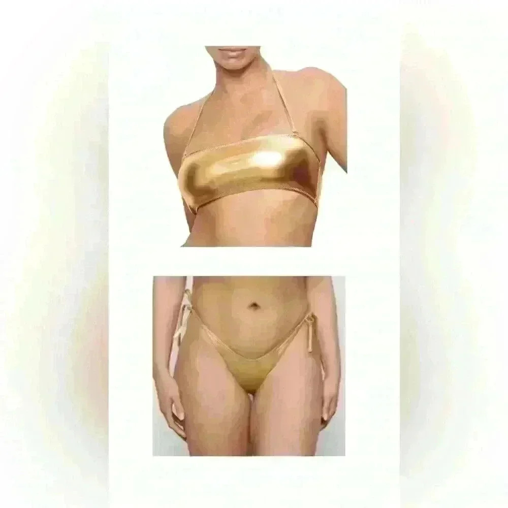 SKIMS METALLIC SWIM - Picture 6 of 9